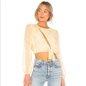 House of Harlow 1960 Floral crop top